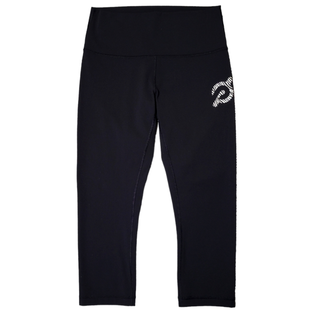 Women's Lululemon Peloton Zebra Wunder Under Crop Leggings